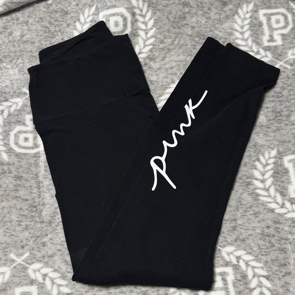 PINK Victoria's Secret Charcoal Leggings
